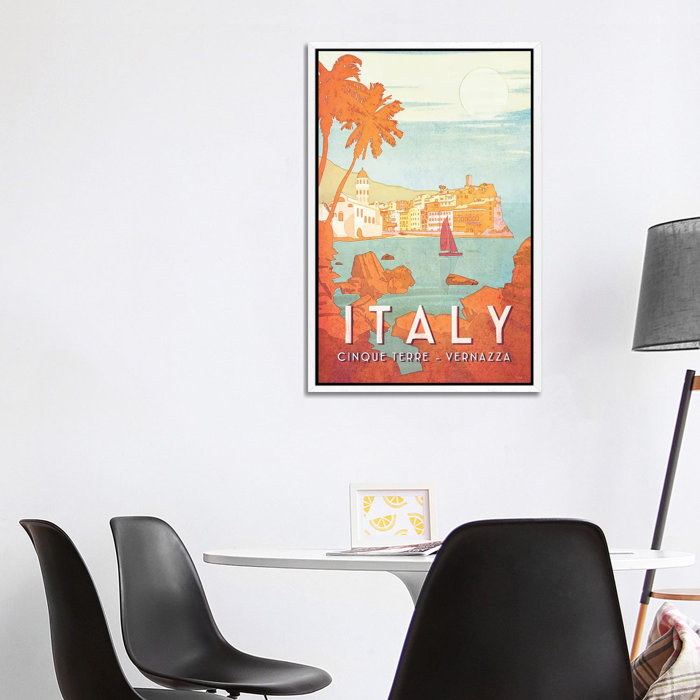 Maturi Italy Cinque Terra By Missy Ames Floater Frame Graphic Art On